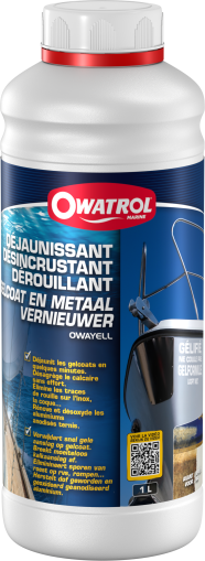 OWAYELL - ПРЕПАРАТ ЗА ПРЕМАХВАНЕ НА  РЪЖДА И РАЗХЛАБВАНЕ НА КОТЛЕН КАМЪК ОТ КОРПУСИ И ПАЛУБИ 1 L