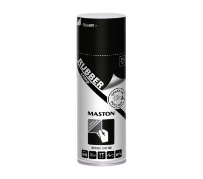 SPRAY RUBBERcomp 400ml Спрей каучуково покритие черен сатен