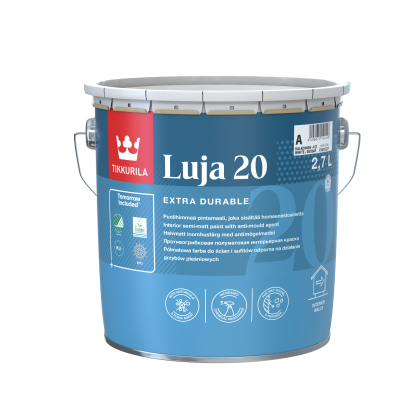 LUJA 20 A New 2,7L Висококачествен латекс полумат