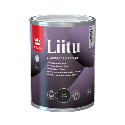 LIITU Боя "Черна дъска" Черно 1 L