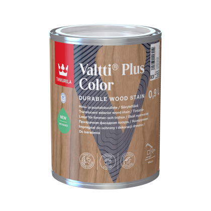 VALTTI PLUS COLOR ECV 0.9 L Масло за дърво на ВО - фасада
