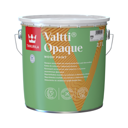 VALTTI OPAQUE VVA 2,7 L Плътна боя за дървена фасада