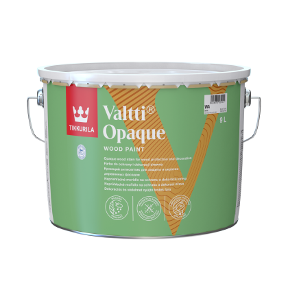VALTTI OPAQUE VVA 9 L Плътна боя за дървена фасада