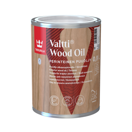 VALTTI WOOD OIL 0,9 L Масло за дървени подове и градински мебели