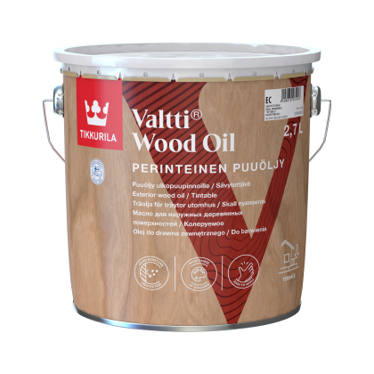 VALTTI WOOD OIL 2,7 L Масло за дървени подове и градински мебели