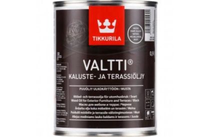 Valtti Terrace Oil Масло за градинска мебел и тераса - черно 0,9L