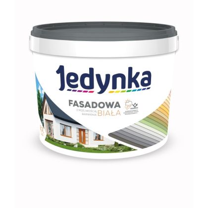 JEDYNKA FASADOWA Акрилна боя за фасади и интериор - бяла/база 9 л