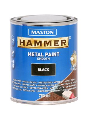 PAINT 3 in1 HAMMER 750ml Боя Hammer черна гладка