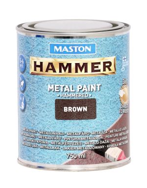 PAINT 3 in1 HAMMER 750ml Боя с Hammer ефект кафява