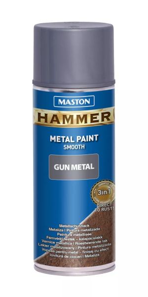 SPRAYPAINT 400ml Спрей боя Hammer гладка, метално сива