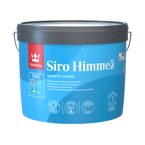 SIRO Бяла Антирефлексна боя за тавани, ПЪЛЕН МАТ 9 L