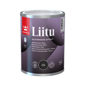 LIITU Боя "Черна дъска" Черно 1 L