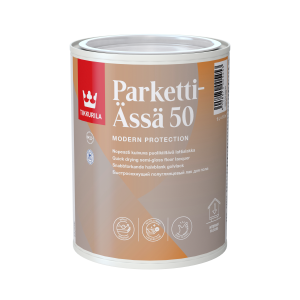 Parketti-Ässä 50 1L  Лак за паркети на водна основа полугланц