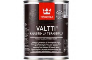 Valtti Terrace Oil Масло за градинска мебел и тераса - черно 0,9L