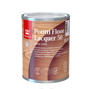 Pontti Floor Lacquer 50EP 0.9L Полиуретанов акрилатен лак на ВО