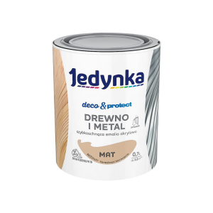 JEDYNKA D and P Бързосъхнещ акрилен емайллак на водна основа Бежов мат 0,7 л