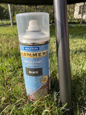 SPRAYPAINT 400ml Спрей боя с Hammer ефект зелена