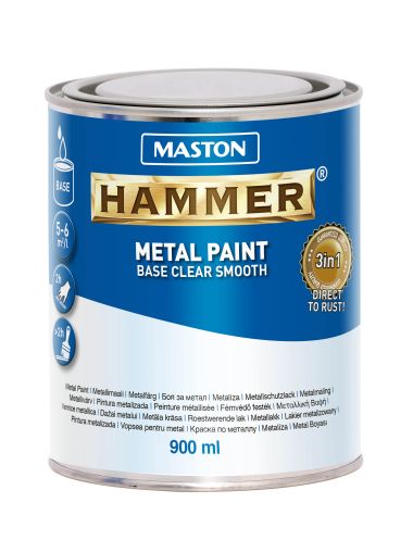 HAMMER  гладка прозрачна БАЗА 0,9л.